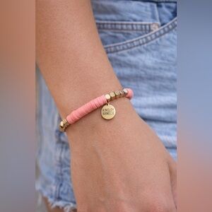 Kinsley Armelle Bracelet Pink Gold